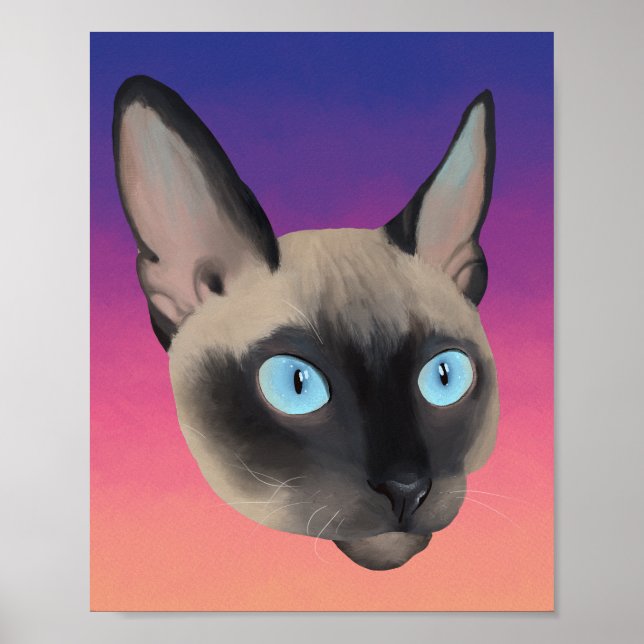 Poster Cornish Rex Kitten Portrait (Frente)