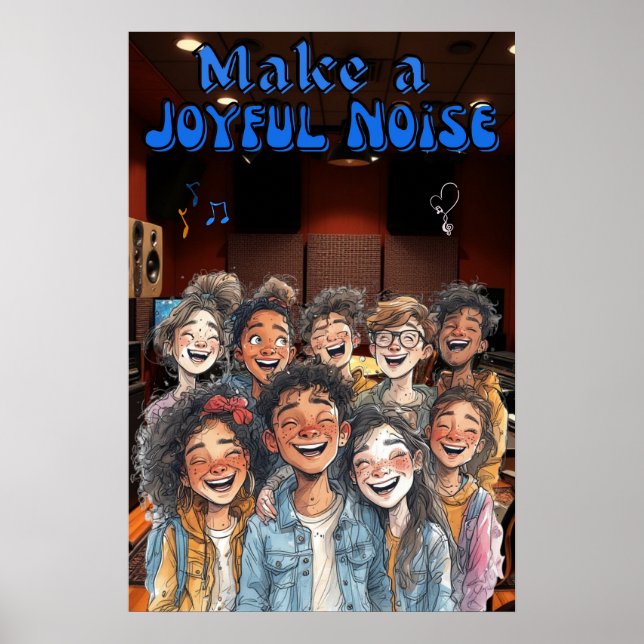 Poster Coro de Jovens da Igreja (Frente)