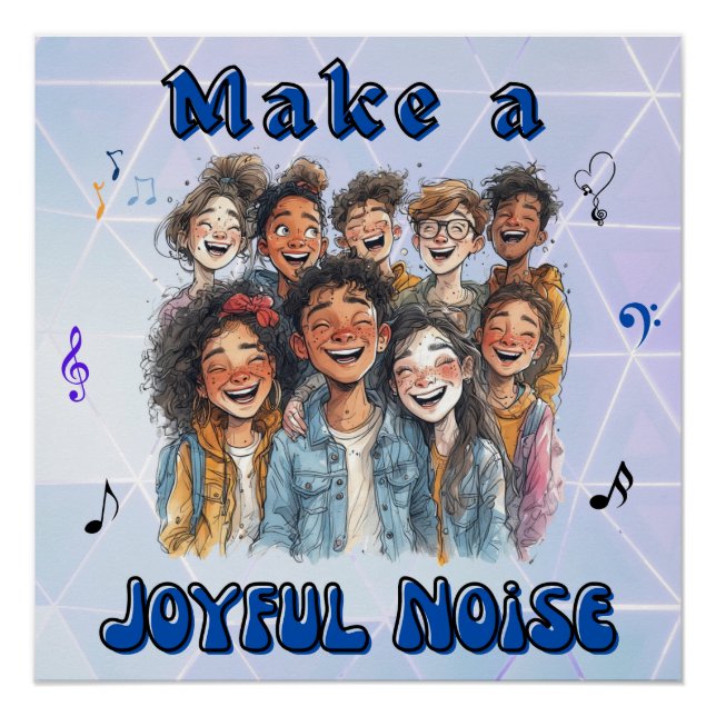 Póster Coro de Jovens da Igreja (Frente)