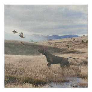 Póster Coroa alemã de caça a ponteiro curto, Arte