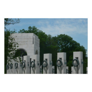 Póster Coroa de Flores do Memorial da II Guerra Mundial e