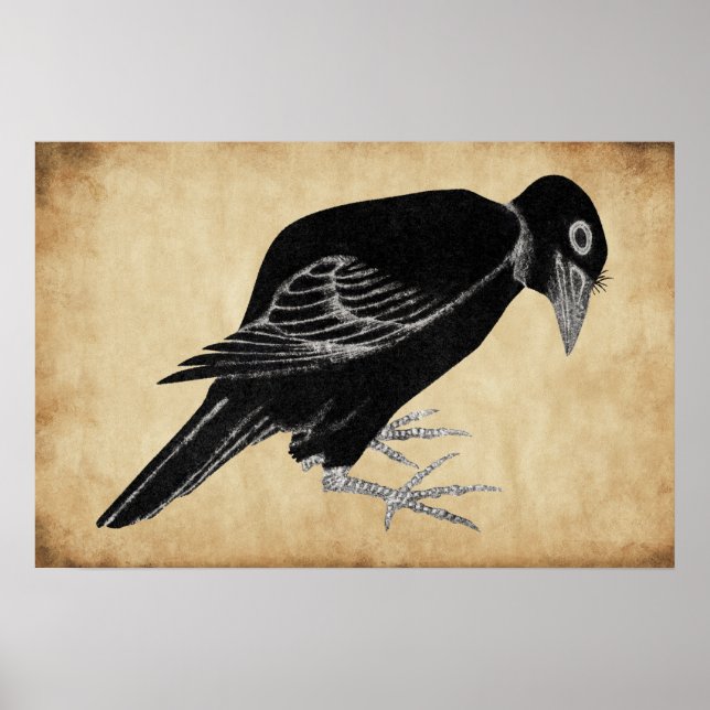 Poster Coroa de Katsushika Hokusai 1814 (Frente)