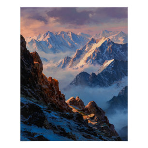 Póster Coroa dos Picos Silenciosos