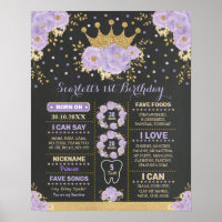 Coroa Floral Roxa Chic Dourada Princesa Marco