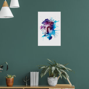 Poster Coroa Thorn Jesus Cristo Paixão Abstrato