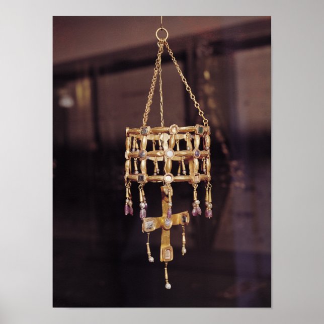 Póster Coroa votiva de um rei Visigoth (Frente)