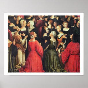 Póster Coroação do Virgin, 1513 (óleo no painel) (det
