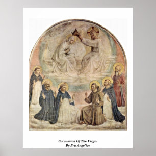 Póster Coroação do Virgin por Fra Angelico