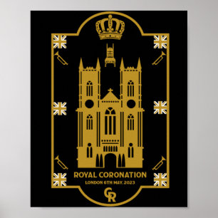 Poster Coroação Real Abadia de Westminster
