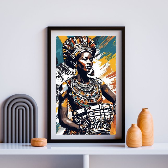 Poster Coroada em Ritmo e Fogo (Criador carregado)