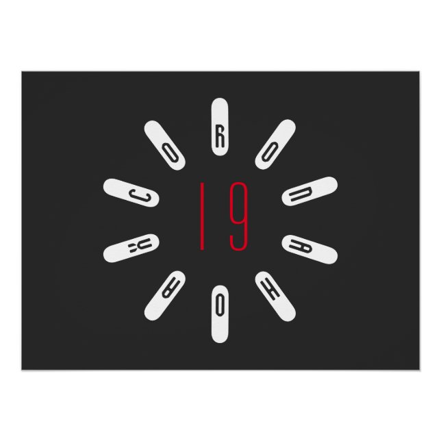 Póster CORONA 19 HOAX Poster (Frente)