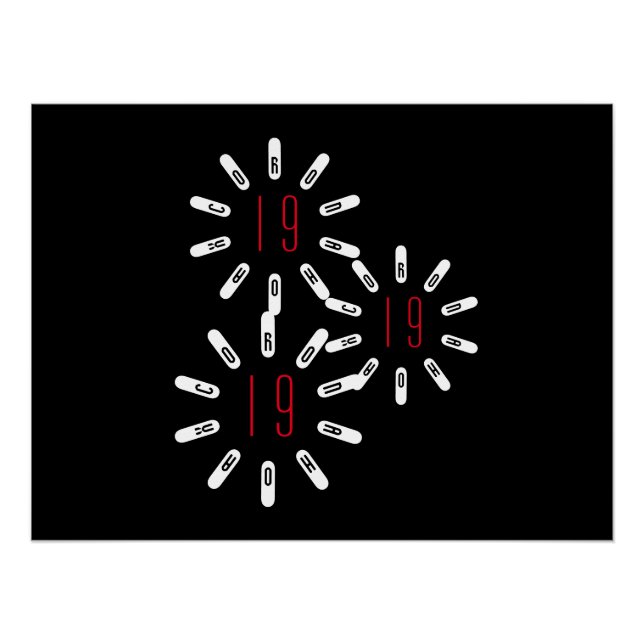 Póster CORONA 19 HOAX Poster (Frente)