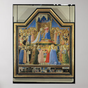 Póster Coronação da Virgem, c.1430-32