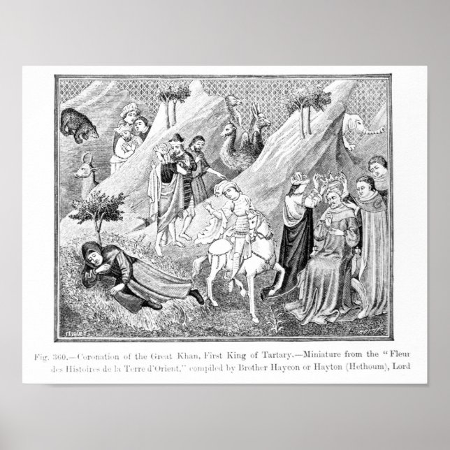 Póster Coronação do Khan Excelente (Frente)