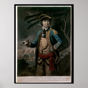 Póster Coronel Benedict Arnold, bar. Londres, 1776