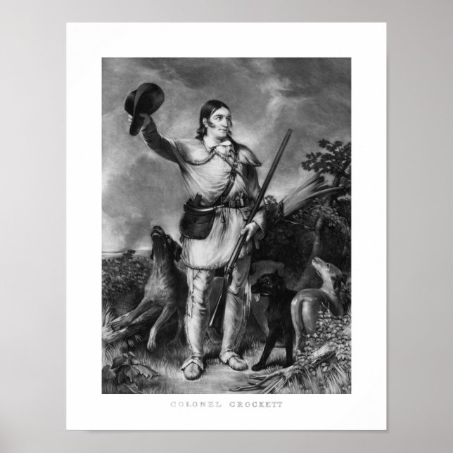 Póster Coronel Davy Crockett (Frente)