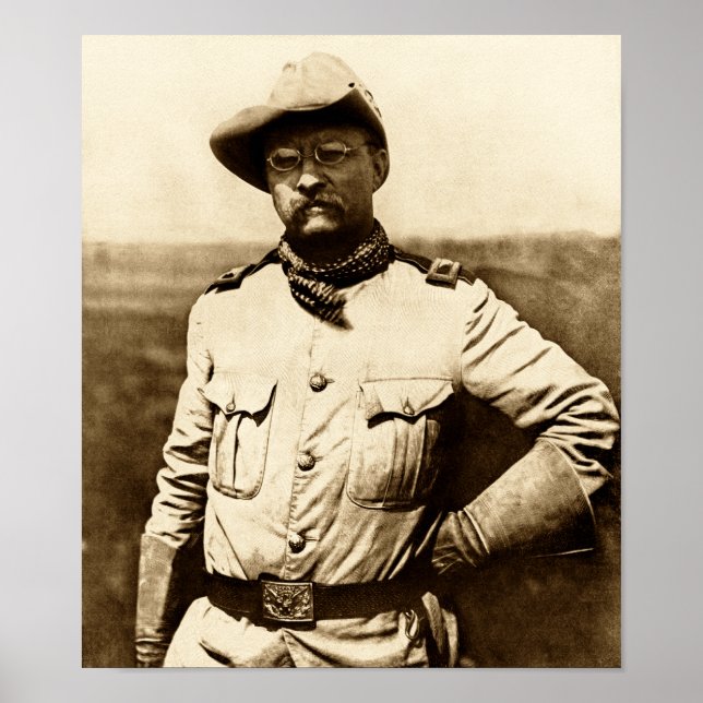 Póster Coronel Theodore Roosevelt (Frente)