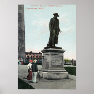 Poster Coronel William Prescott Estátua Cena