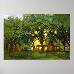Poster Corot - A Fazenda De Toque Em Honfleur