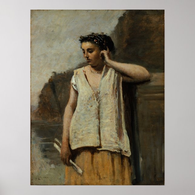 Poster Corot - A Musa (Frente)