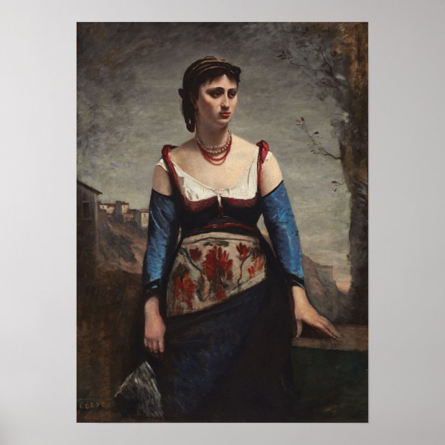 Poster Corot - Agostina (Frente)