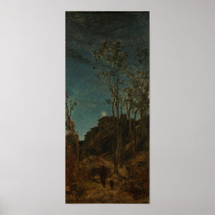Poster Corot - As Quatro Vezes Do Dia (Noite)