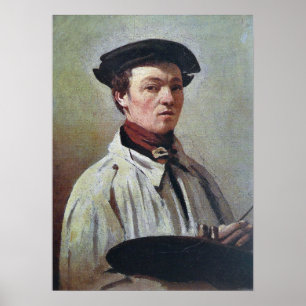 Poster Corot - autorretrato