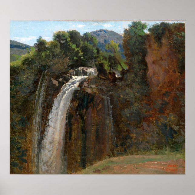 Poster Corot - Cascata Em Terni (Frente)