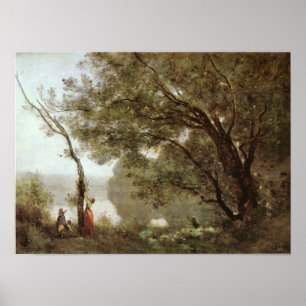 Poster Corot - Lembrança de Mortefontaine