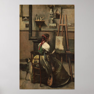 Poster Corot - O Estúdio do Artista