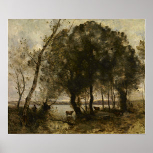 Poster Corot - O lago