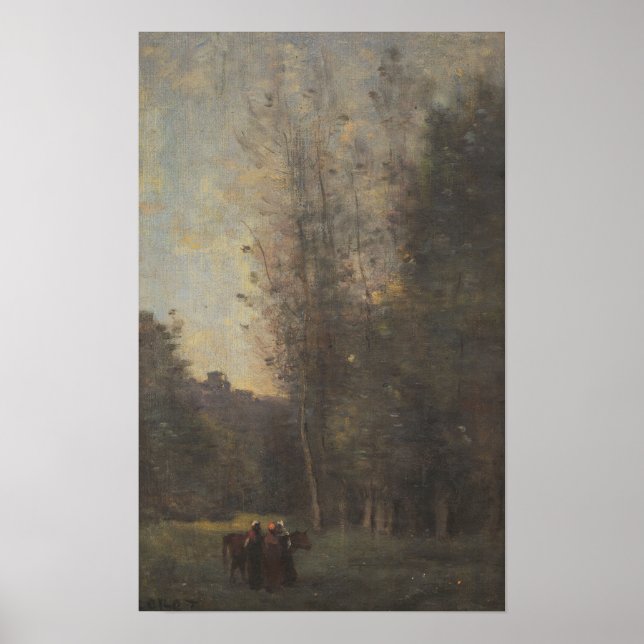 Poster Corot - O Pequeno Dormir (Frente)