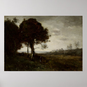 Poster Corot - Paisagem 1870