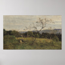 Corot - Paisagem Com Mulher Camponesa 1861