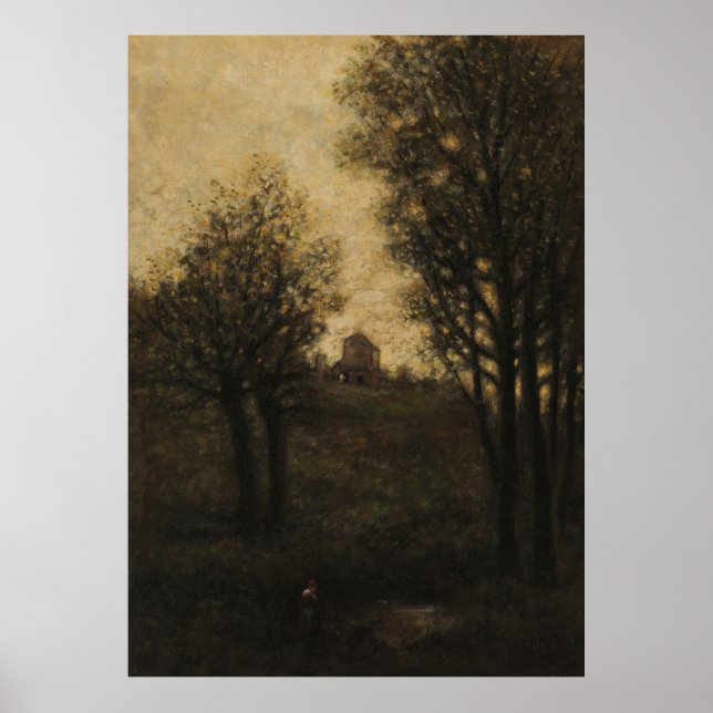 Poster Corot - Paisagem Francesa (Frente)