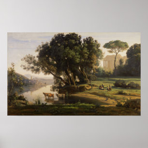 Poster Corot - Paisagem Italiana