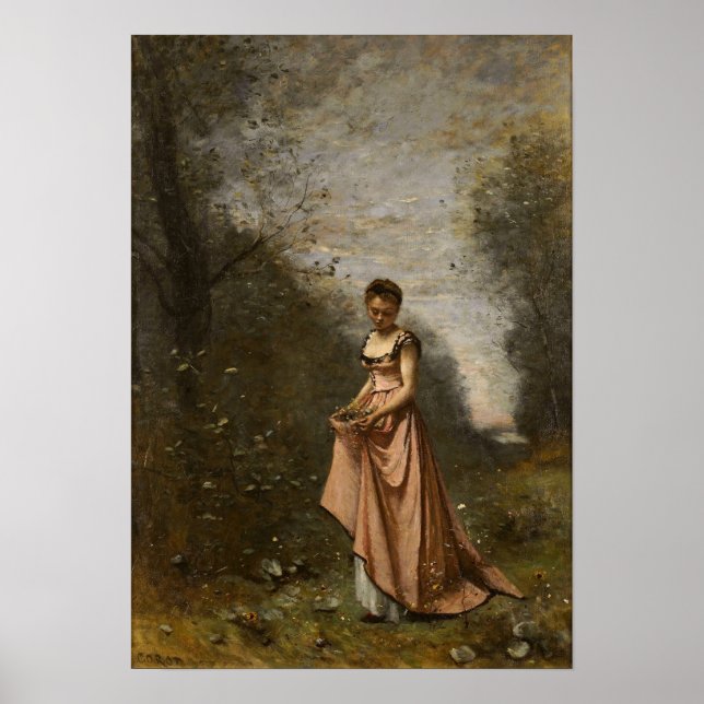 Poster Corot - Primavera Da Vida (Frente)