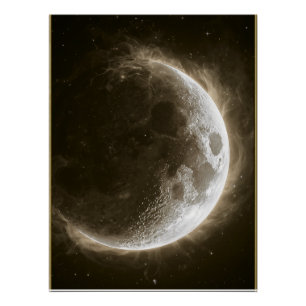 Póster Corpo Celeste l -- Arte de Parede da Lua