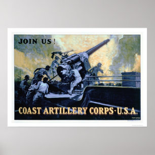 Poster Corpo da artilharia da costa (US02042)