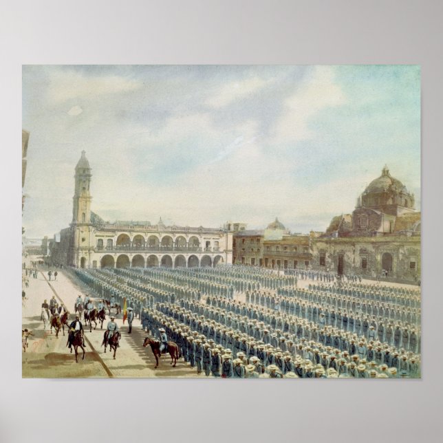 Poster Corpo de Expedição Espanhol em Vera Cruz (Frente)