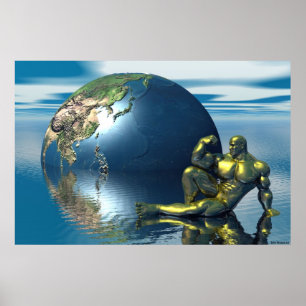 Póster corpo de ouro