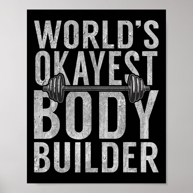Poster Corpo de Trabalho do Gym Engraçado do Construtor d (Frente)