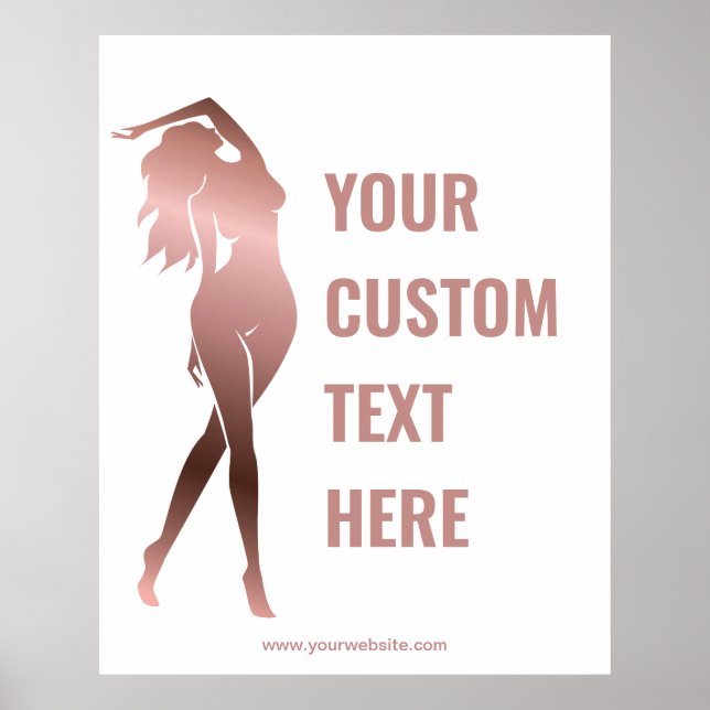 Poster Corpo Esculpindo Malhações femininas (Frente)