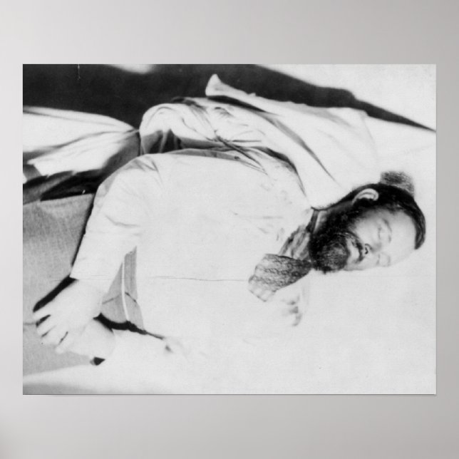 Póster Corpo morto do Outlaw Jesse James Photoógrafo (Frente)