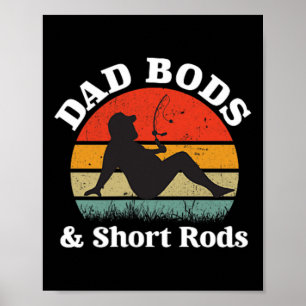 Poster Corpos de Papai e Bastões Curtos 2 Lados Vintage 