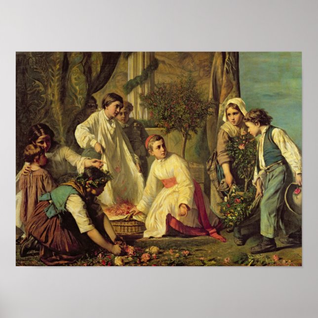 Poster Corpus Christi, 1855 (Frente)