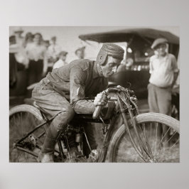 Poster Corredor de Motocicleta, 1922. Foto Antiga