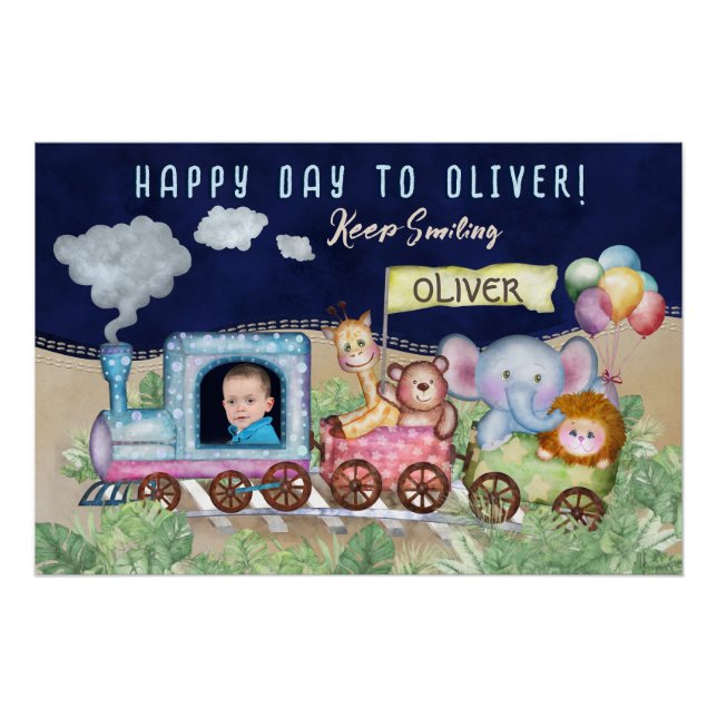 Póster Corredor de muro de aniversário (Frente)