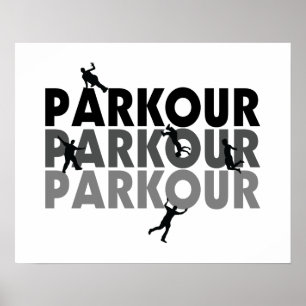 Póster Corredor livre de Parkour