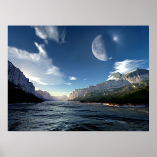 Póster Córrego ou primeiro interestelar